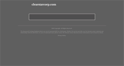 Desktop Screenshot of clearstarcorp.com